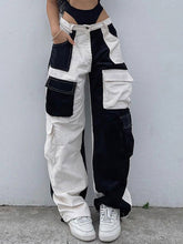Patchwork-Cargohose aus Cord